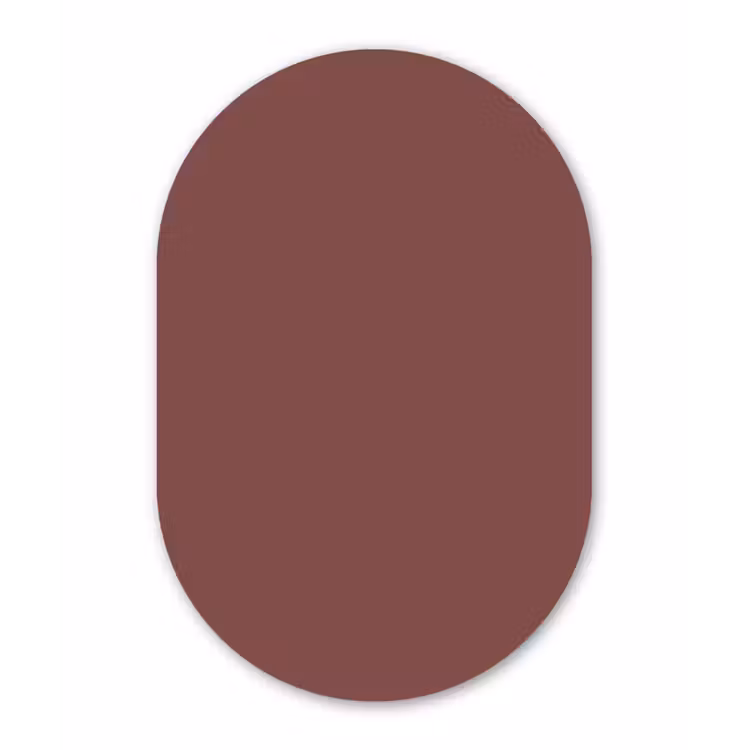 Muurovaal - Kunststof - Muted - Raisin - Rood — 3