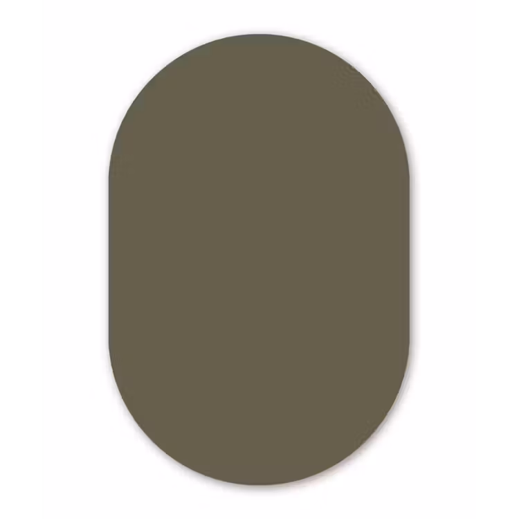 Muurovaal - Kunststof - Deep - Khaki - Groen — 2