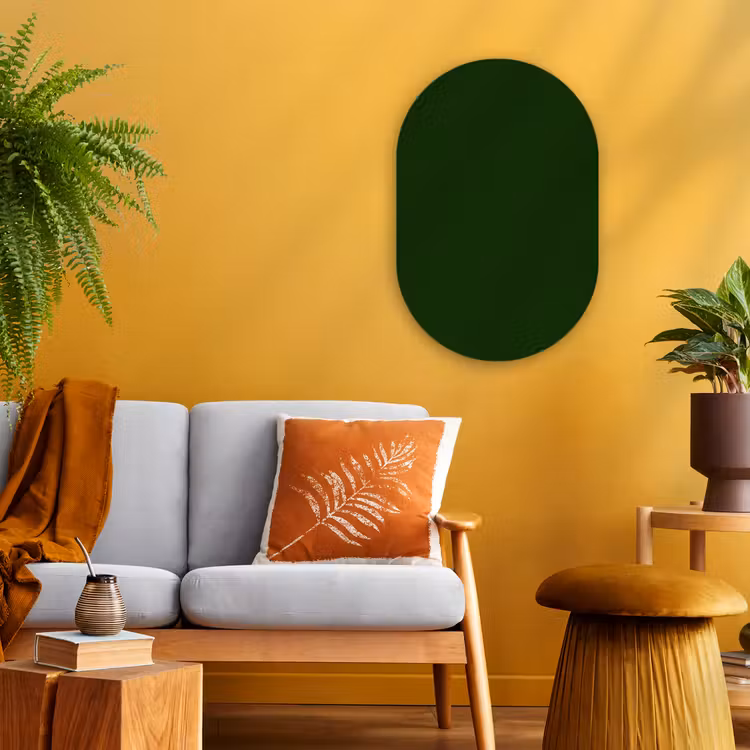 Muurovaal - Kunststof - Forest - Green - Groen — 3