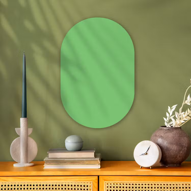 Muurovaal - Kunststof - Meadow - Green - Groen — 2