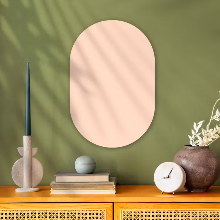 Muurovaal - Kunststof - Pale - Peach - Nude — 2
