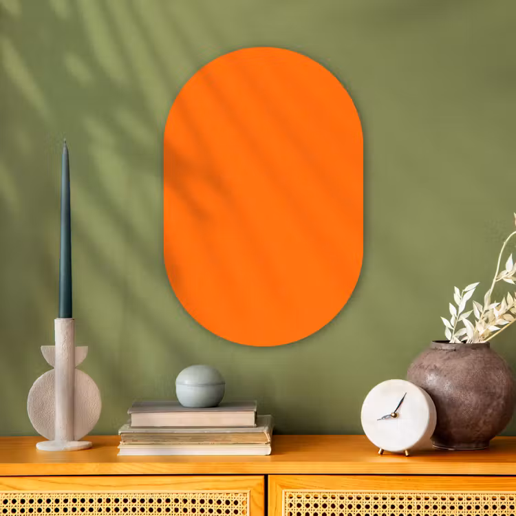 Muurovaal - Kunststof - Spiced - Pumpkin - Oranje — 2