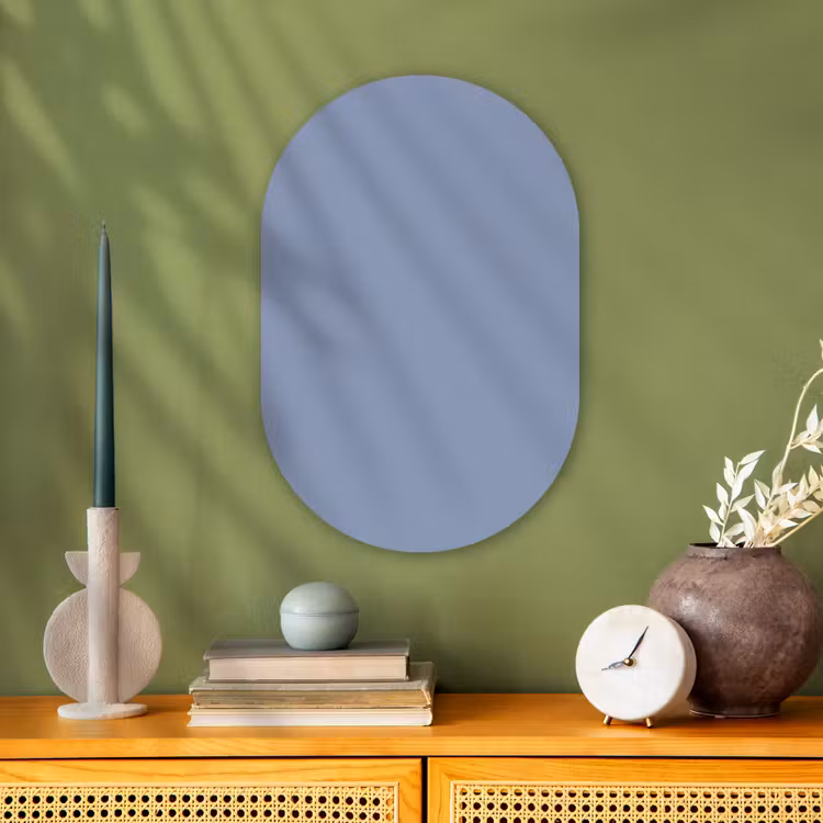 Muurovaal - Kunststof - Canary - Champ - Blauw — 2