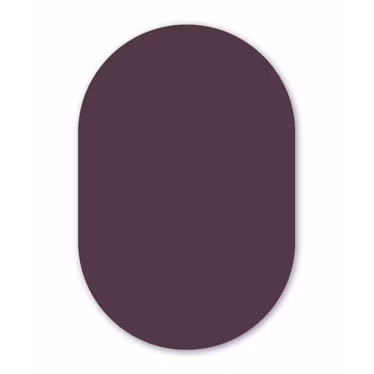 Muurovaal - Kunststof - Midnight - Plum - Paars — 3