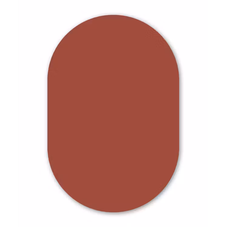 Muurovaal - Kunststof - Rustic - Terracotta - Oranje — 3