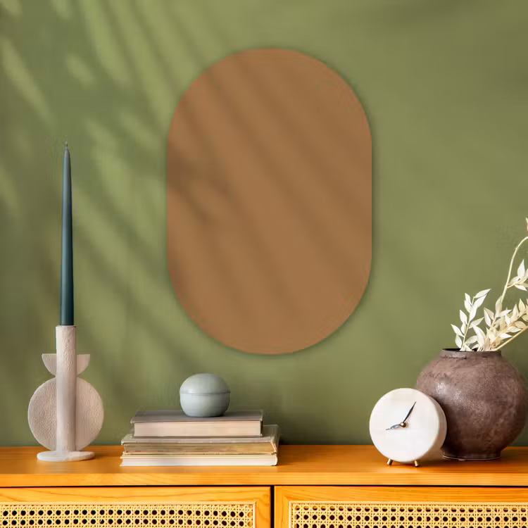 Muurovaal - Kunststof - Sahara - Earth - Oranje — 2