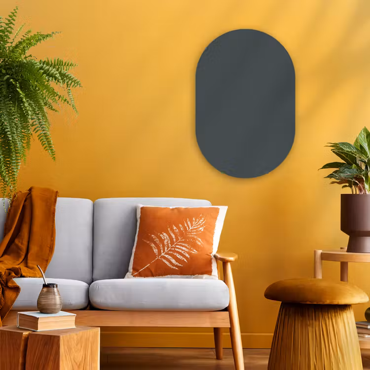 Muurovaal - Kunststof - Slate - Millstone - Grijs — 2