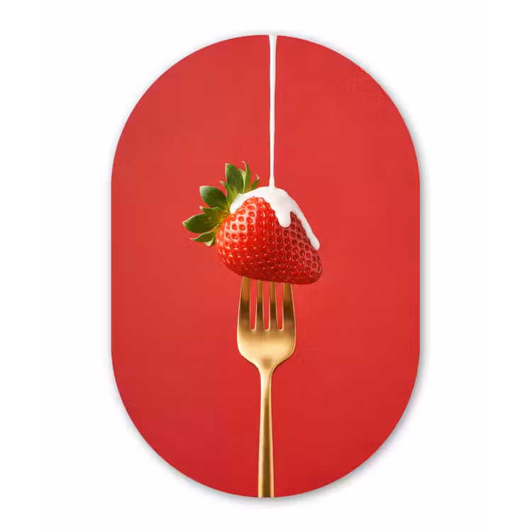 Muurovaal - Kunststof - Fruit - Room - Modern — 1