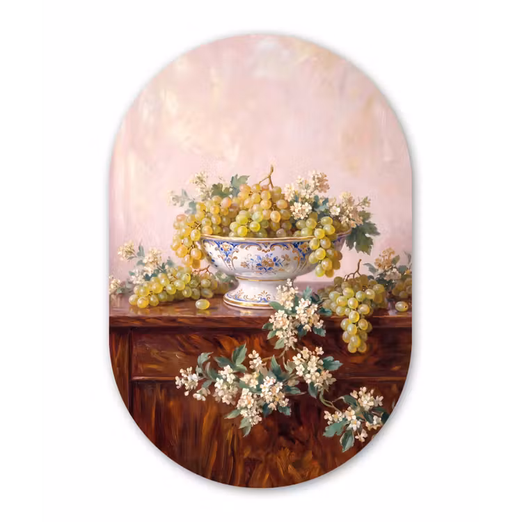Muurovaal - Kunststof - Fruit - Stilleven - Klassiek — 3