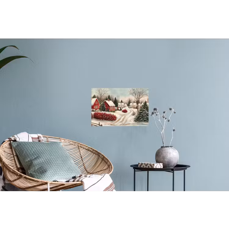 Muursticker - Kerstsfeer - Landelijk - Rood — 4