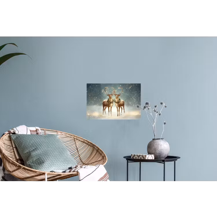 Muursticker - Kerstmagie - Winterwoud - Rendier — 4
