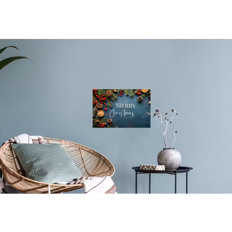 Muursticker - Merry Christmas - Blauw - Kerst - Winter — 4