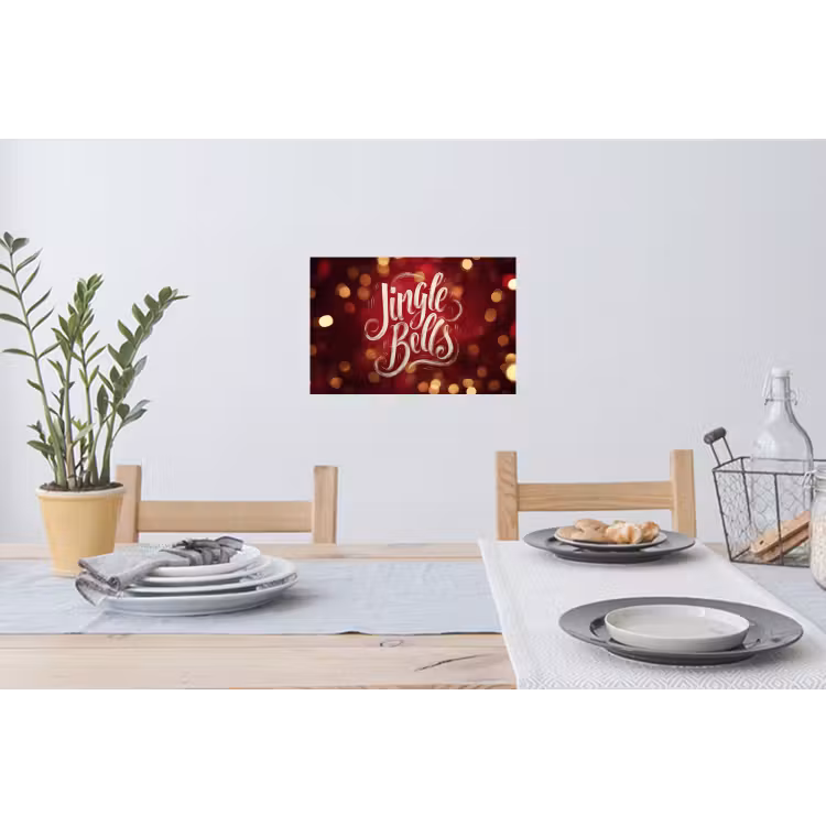 Muursticker - Jingle - Bells - Kerst - Rood — 3
