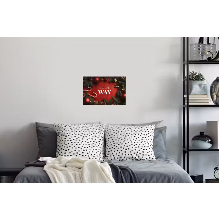 Muursticker - Kerst - Quote - Rood - Kerstballen — 5
