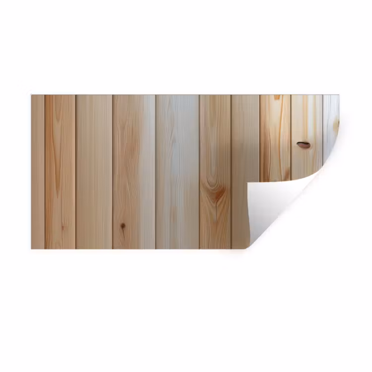 Muursticker - Hout - Planken - Licht — 1