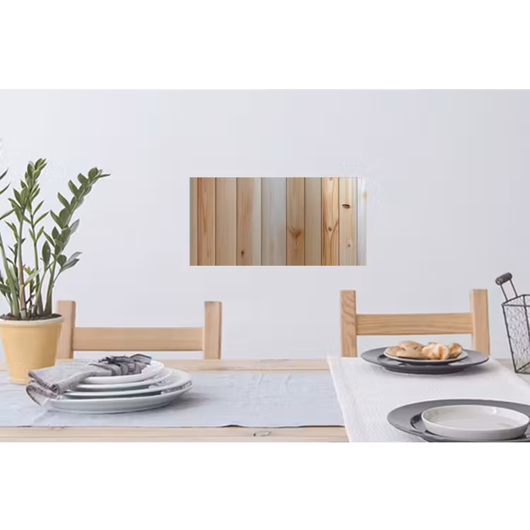 Muursticker - Hout - Planken - Licht — 3