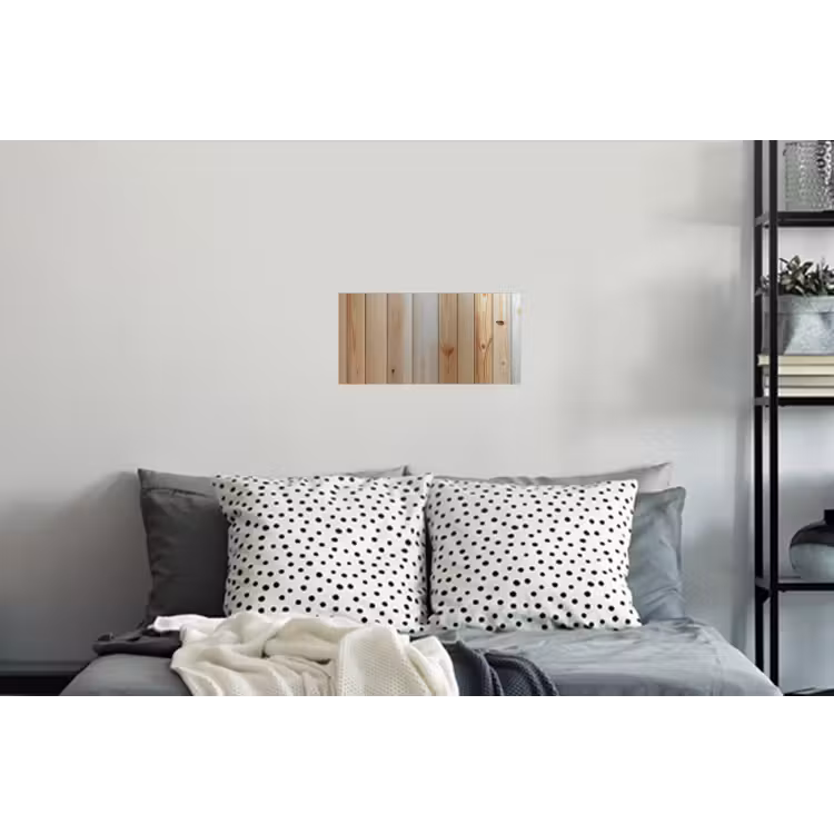 Muursticker - Hout - Planken - Licht — 5