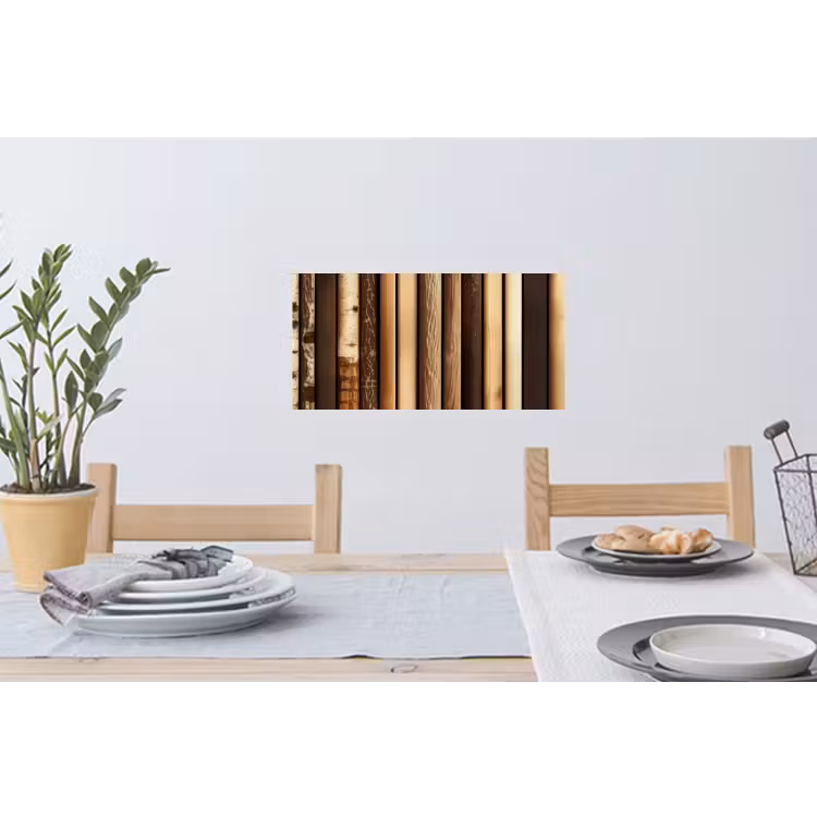 Muursticker - Hout - Planken - Natuurlijk — 3