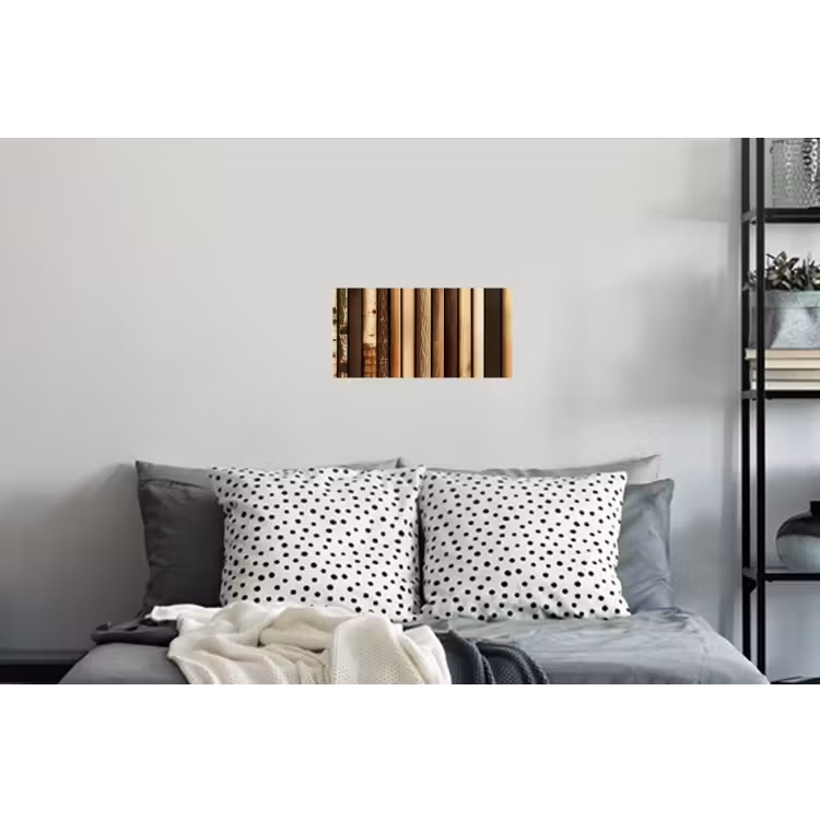 Muursticker - Hout - Planken - Natuurlijk — 5
