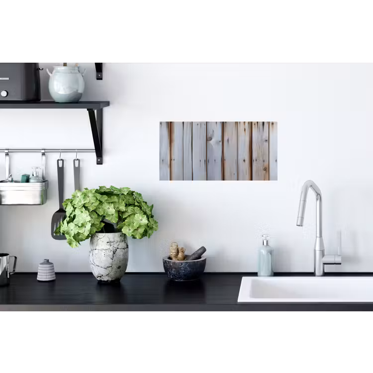 Muursticker - Hout - Planken - Verweerd — 2
