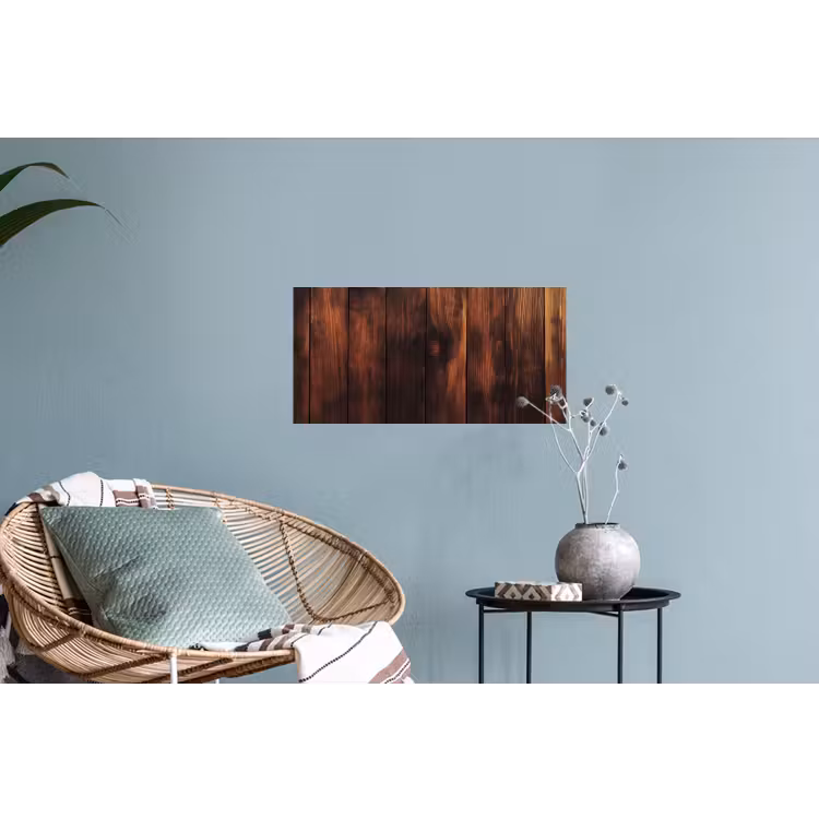 Muursticker - Hout - Planken - Vintage - Donkerbruin — 4