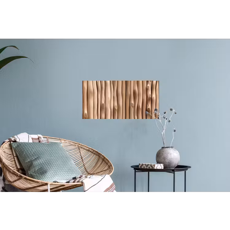 Muursticker - Hout - Stam - Lichtbruin — 4