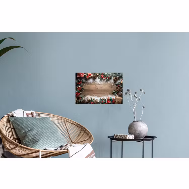 Muursticker - Kerstdecoratie - Geschenken - Hout - Veelkleurig — 4