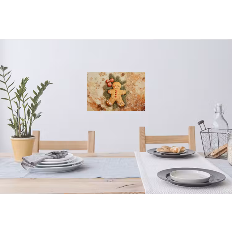 Muursticker - Kerstmis - Koekje - Poppetje - Speculaas — 3