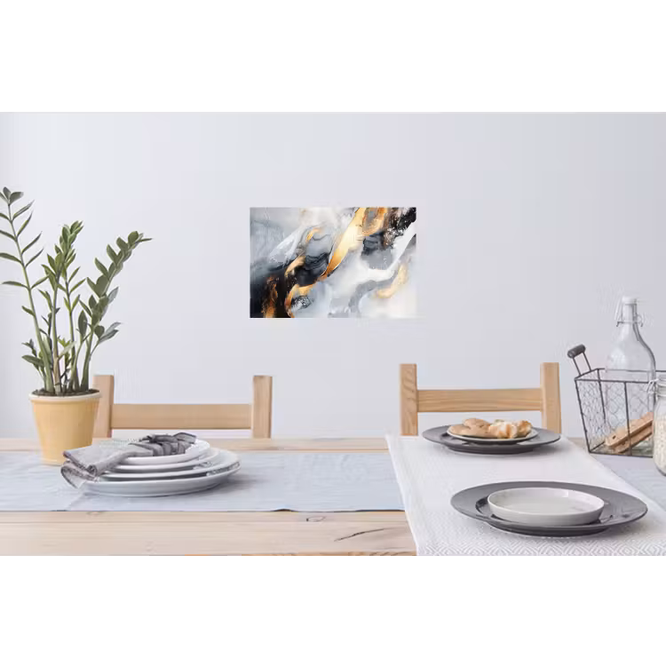 Muursticker - Kunst - Goud - Luxe - Abstract - Modern — 3
