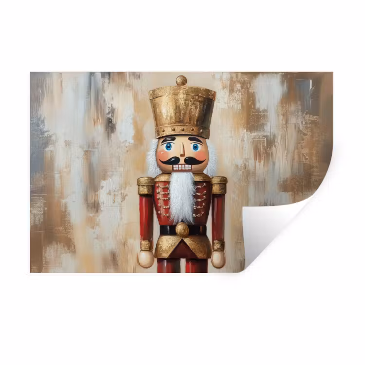 Muursticker - Kerst - Poppetje - Abstract — 1