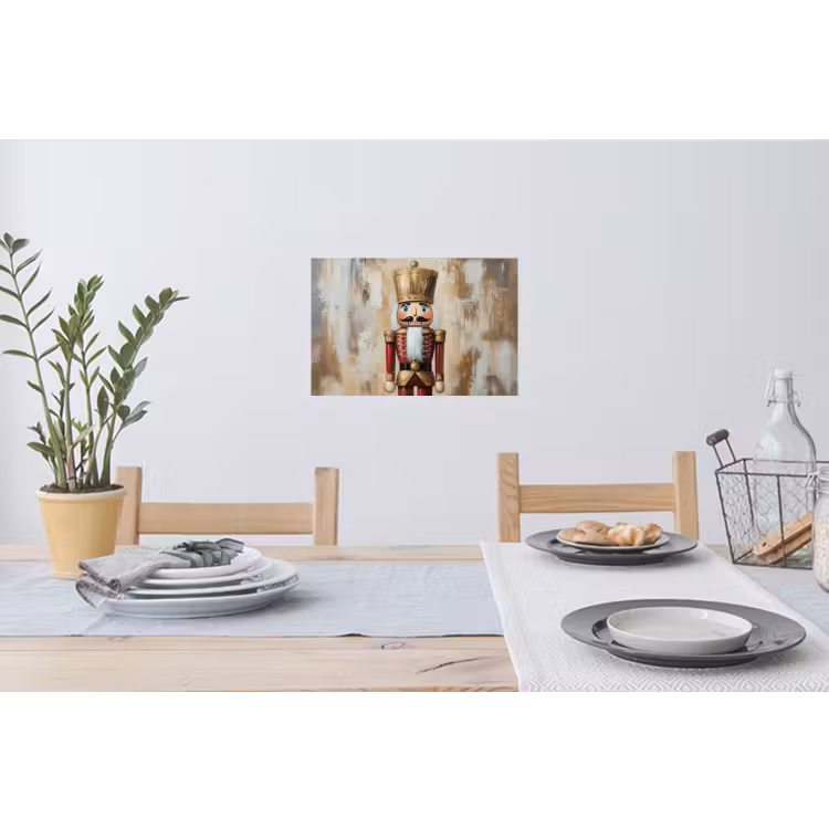 Muursticker - Kerst - Poppetje - Abstract — 3