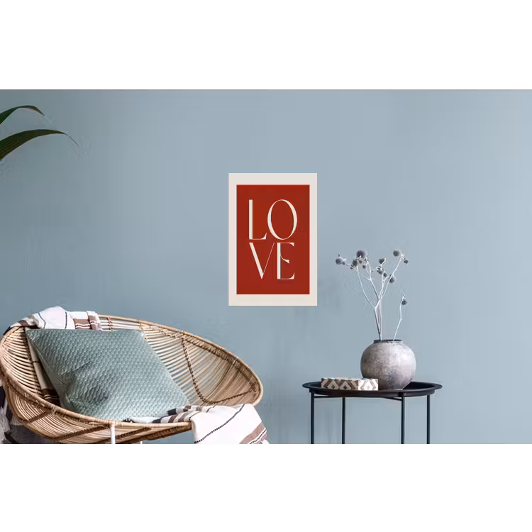 Muursticker - Love - Rood - Minimalistisch — 4
