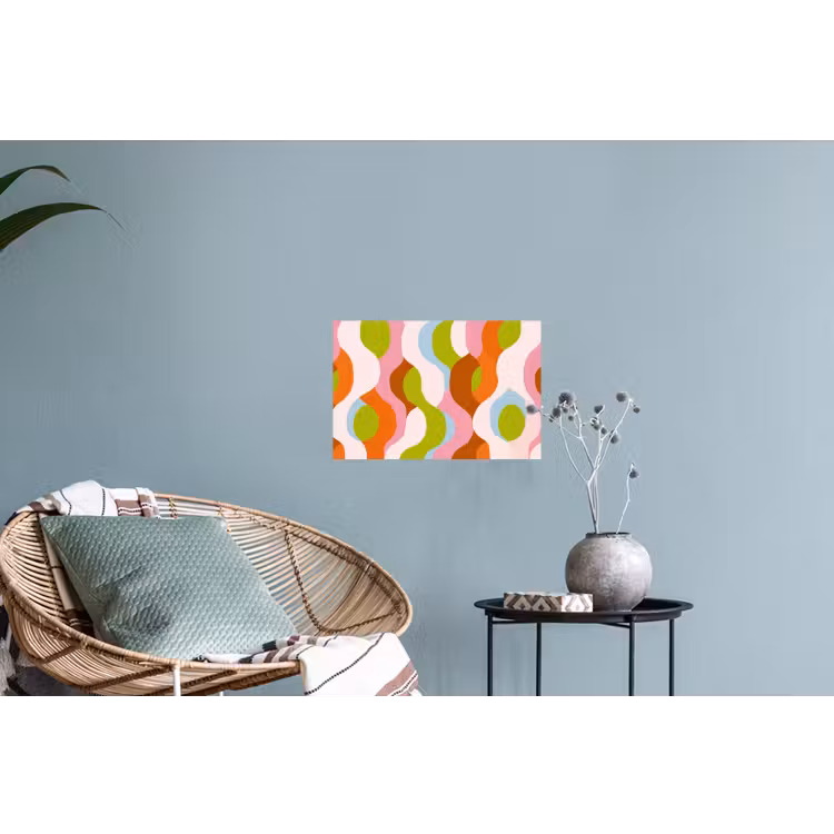 Muursticker - Abstract - Vormen - Roze — 4