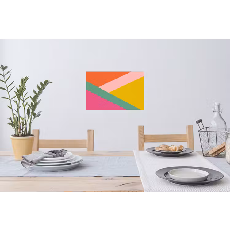 Muursticker - Driehoeken - Kleurrijk - Abstract — 3