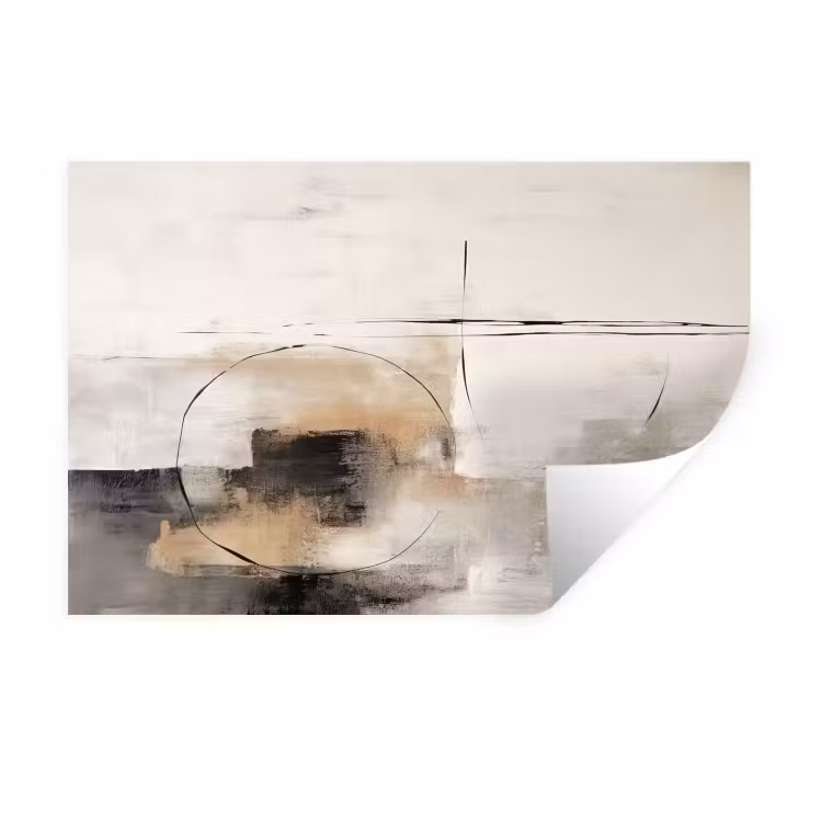 Muursticker - Kunst - Abstract - Grijs - Industrieel — 1