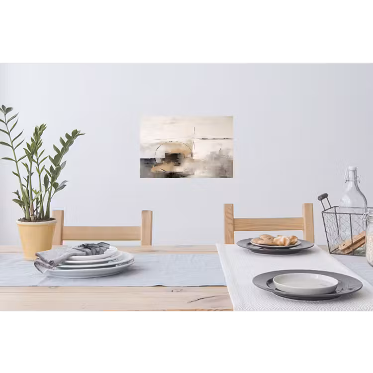 Muursticker - Kunst - Abstract - Grijs - Industrieel — 3