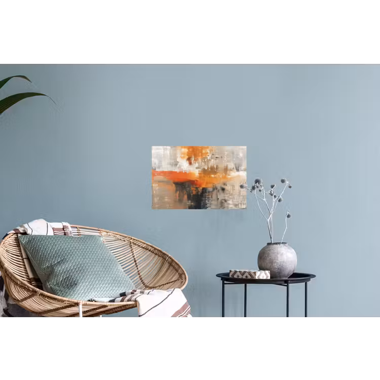 Muursticker - Moderne kunst - Abstract - Goud - Grijs — 4