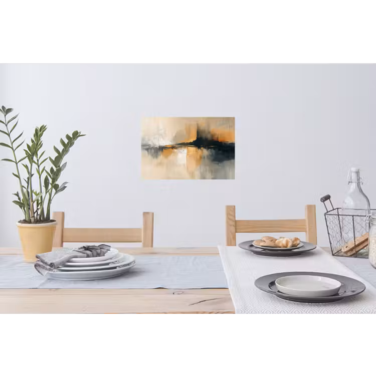 Muursticker - Moderne kunst - Abstract - Zwart — 3