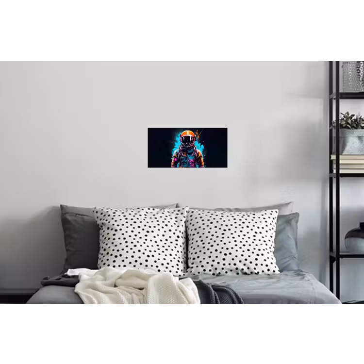 Muursticker - Astronaut - Neon - Gaming - Ruimte — 5