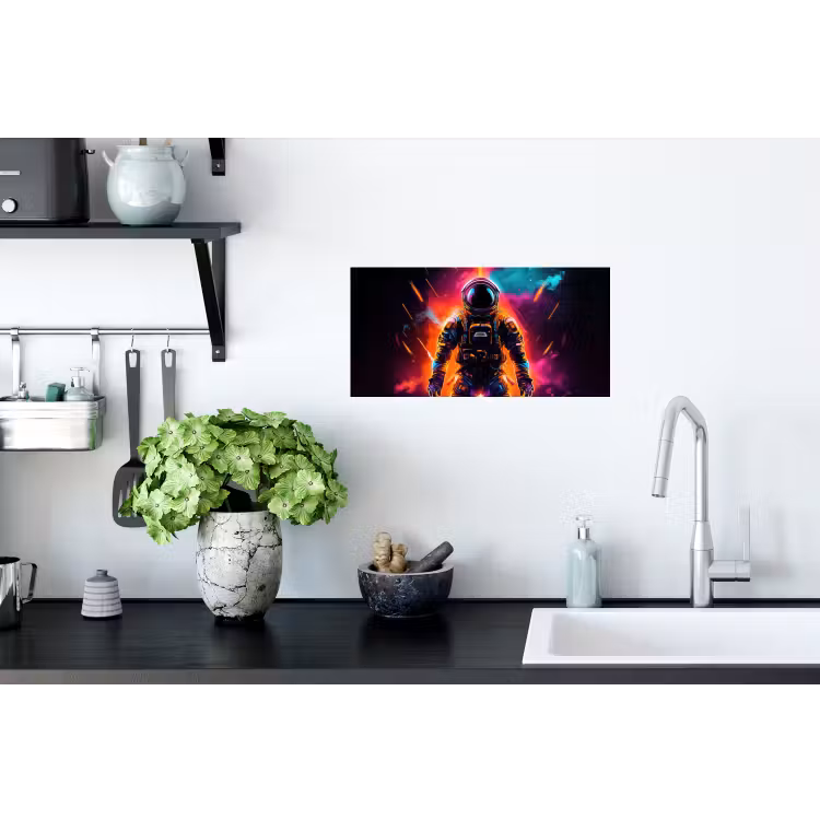 Muursticker - Astronaut - Neon - Gaming - Ruimte — 2
