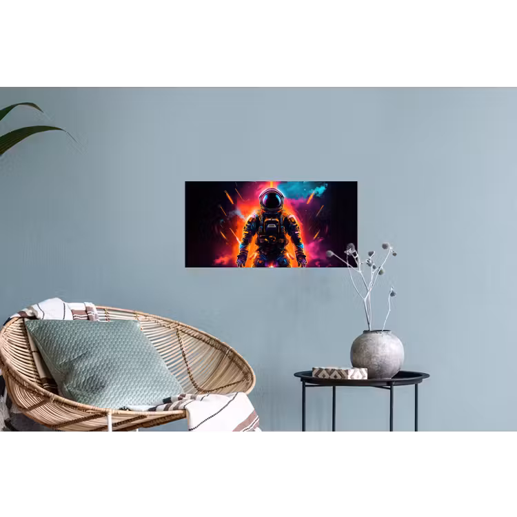 Muursticker - Astronaut - Neon - Gaming - Ruimte — 4