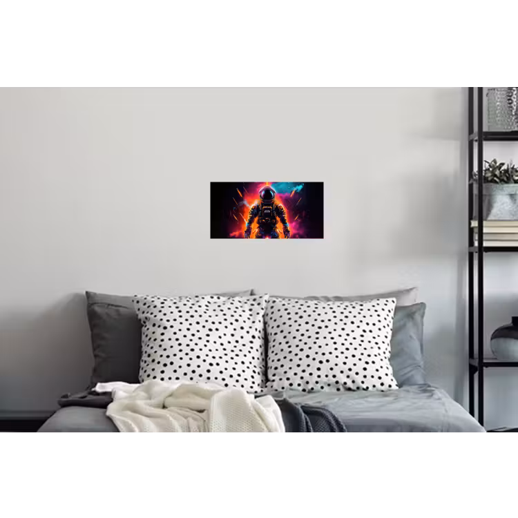 Muursticker - Astronaut - Neon - Gaming - Ruimte — 5