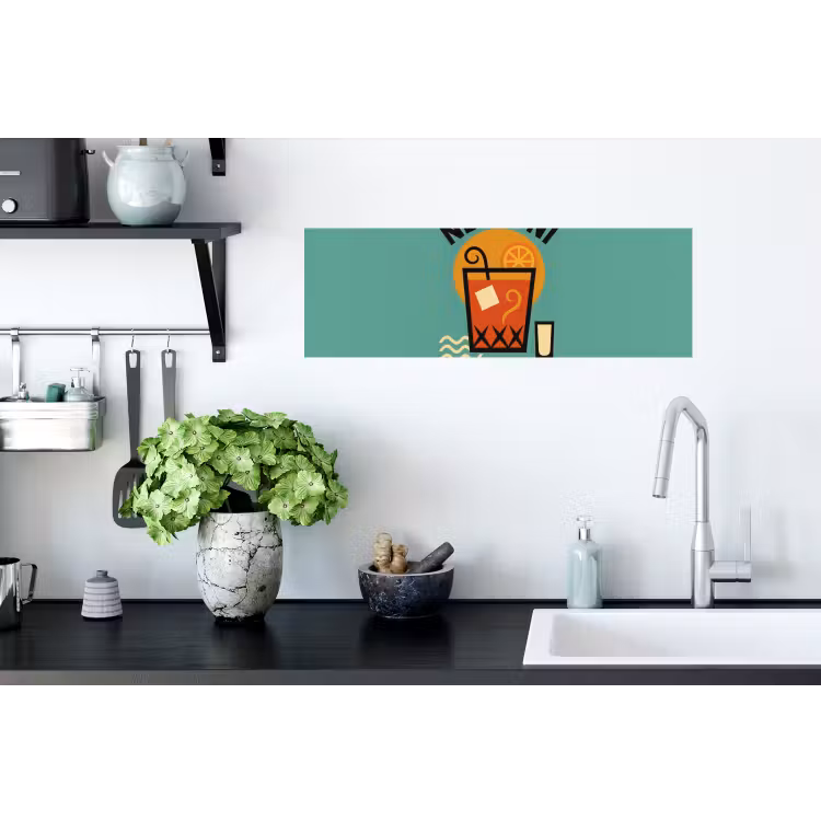Muursticker - Cocktail - Negroni - Art - Sinaasappel — 2