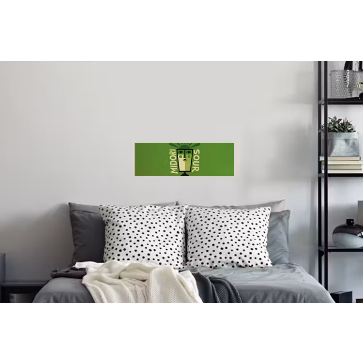 Muursticker - Grafisch - Art - Cocktail - Groen — 5