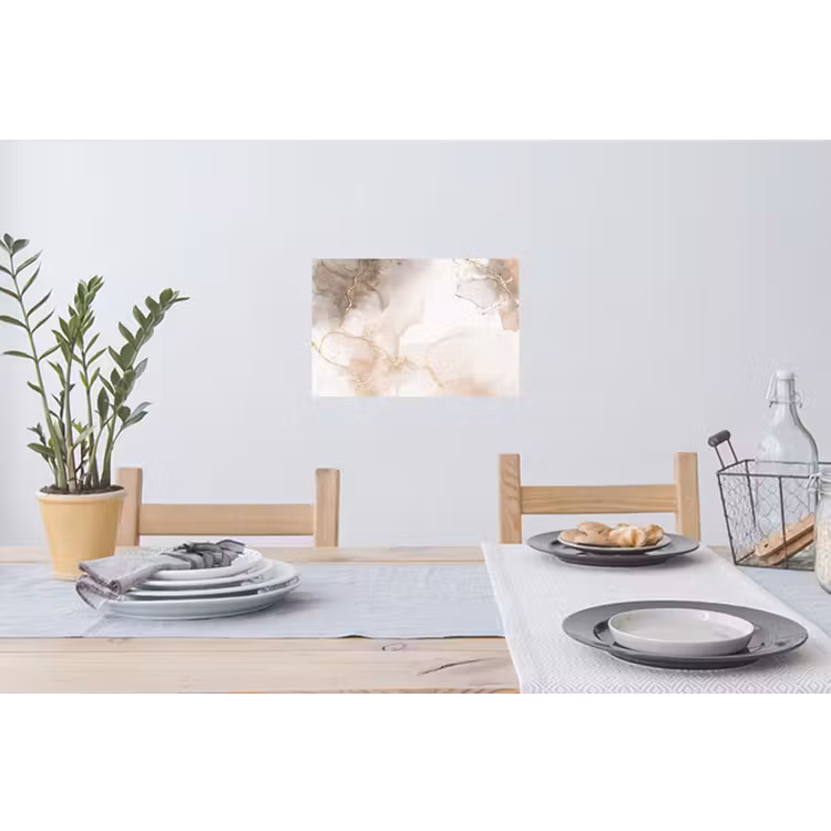 Muursticker - Marmer - Bruin - Gouden — 3