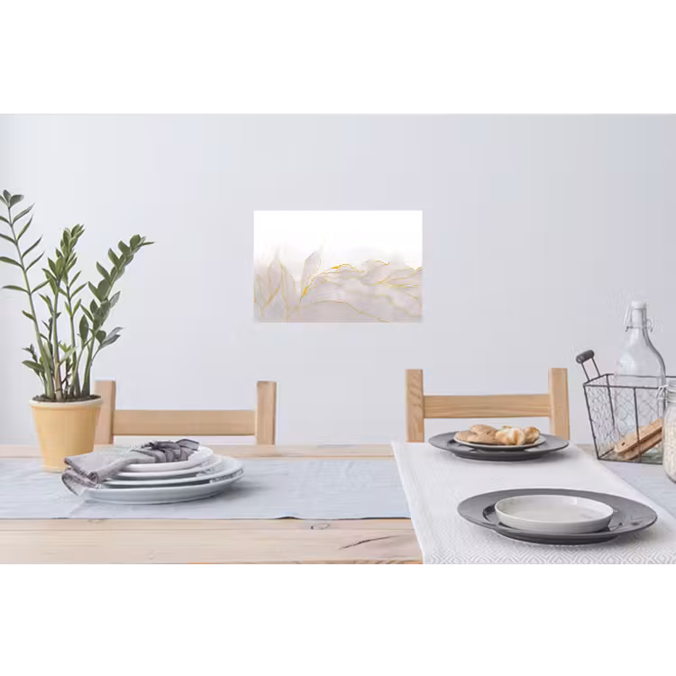 Muursticker - Marmerlook - Grijs - Goud - Chic - Marmer — 3