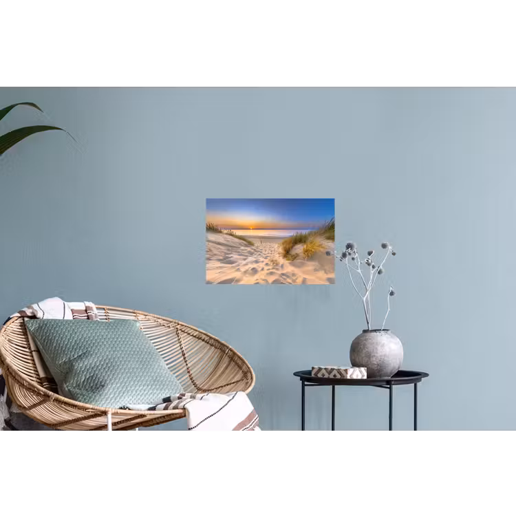 Muursticker - Duin - Zonsondergang - Horizon - Strand - Gras — 4