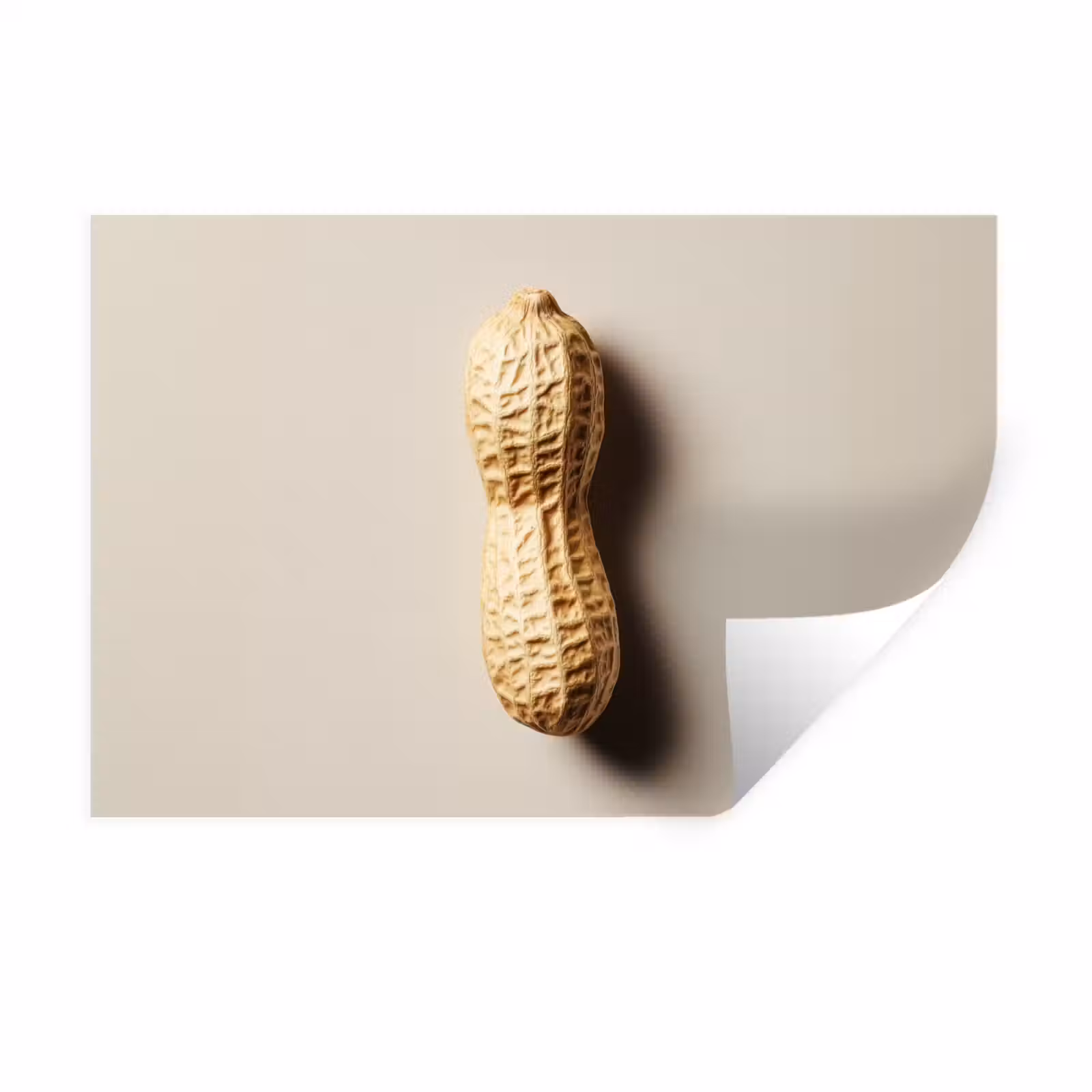 Muursticker - Pinda - Ruw - Beige — 1