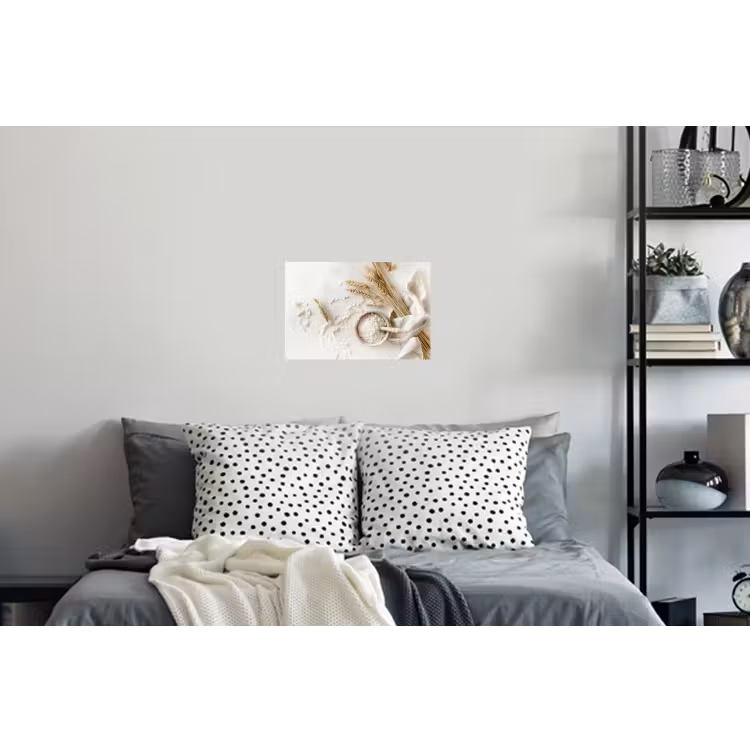 Muursticker - Bloem - Hout - Tarwe — 5
