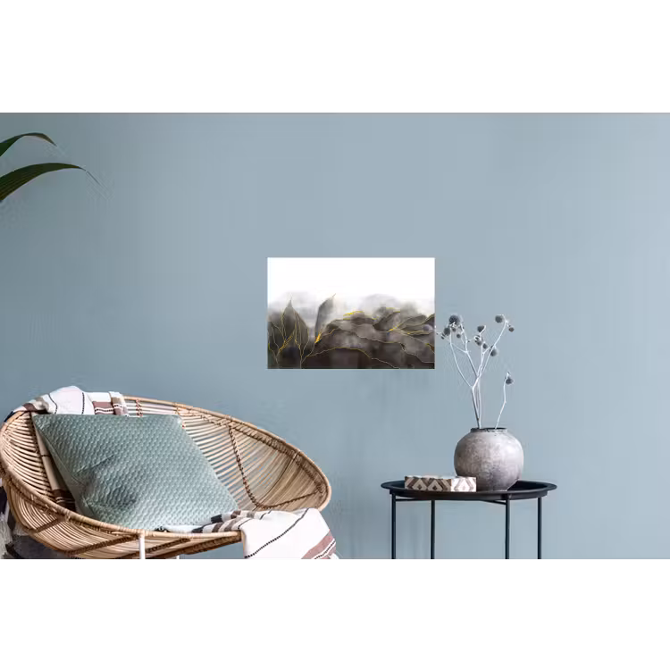 Muursticker - Marmer - Zwart - Goud - Luxe - Marmerlook — 4